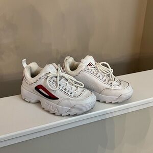 White Fila Sneakers